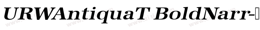 URWAntiquaT BoldNarr字体转换 URWAntiquaT BoldNarr字体转换